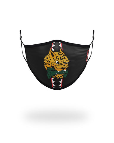 KIDS FORM FITTING MASK: SPUCCI LEOPARD