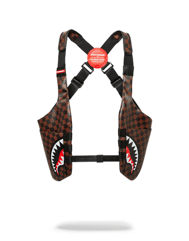SIDE SHARKS IN PARIS SHOULDER PACK