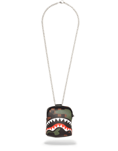 SHARKS IN PARIS (CAMO EDITION) BACKPACK CHAIN