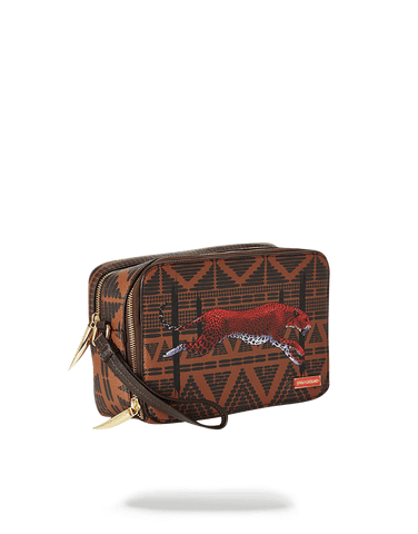 LEOPARDS IN PARIS TOILETRY AKA MONEY BAG