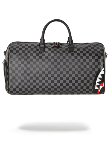 SHARKS IN PARIS (BLACK CHECKERED EDITION) DUFFLE