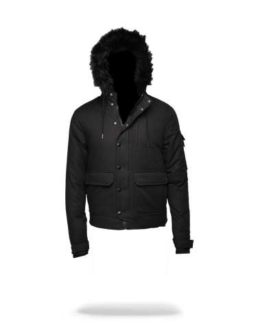 SOLID BLACK CHOPPER JACKET