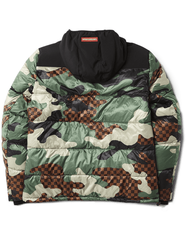 CAMO CHECKERED PUFFER