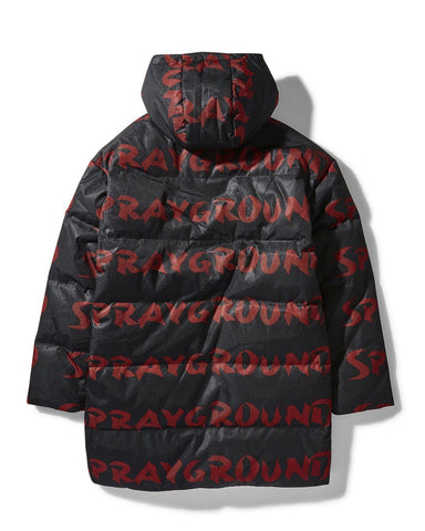 SG GRAFFITI PUFFER JACKET BLACK