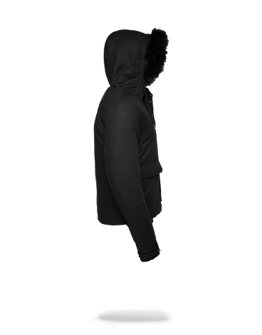SOLID BLACK CHOPPER JACKET