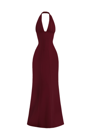 Adora Maxi Dress - Cherry Lacquer