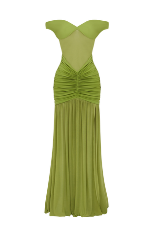 Alaia Maxi Dress - Olive