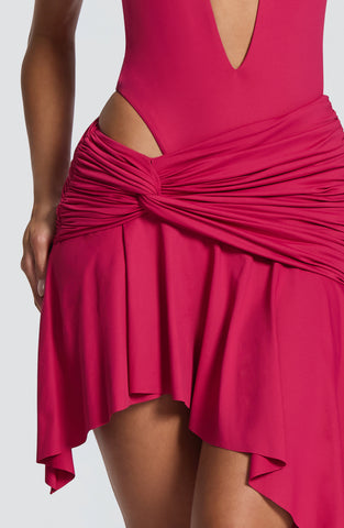 Alto Mini Skirt - Raspberry