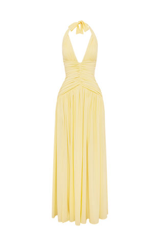 Amaris Maxi Dress - Lemon