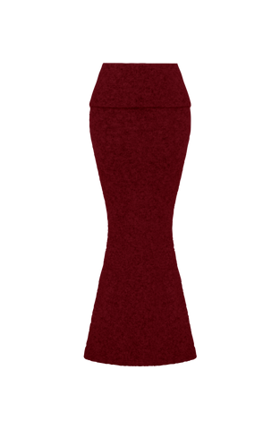 Andie Maxi Skirt - Burgundy