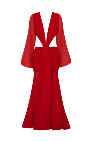 Andrina Maxi Dress - Red