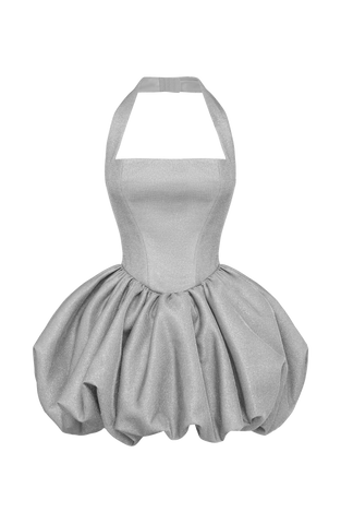 Araminta Mini Dress - Silver