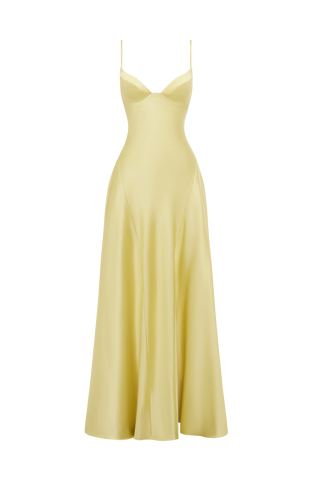 Asterin Maxi Dress - Lemon