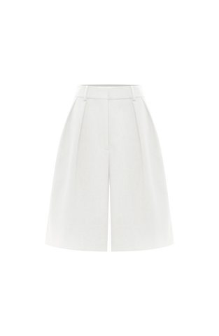 Ausra Bermuda Shorts - Ivory