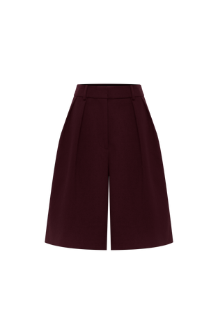 Ausra Bermuda Shorts - Plum