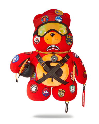 THE GLOBAL EXPEDITION MONEYBEAR TEDDYBEAR BACKPACK