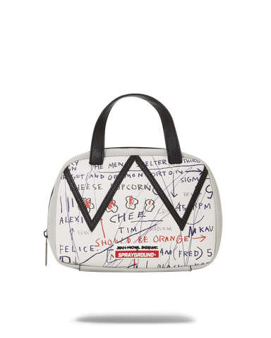 OFFICIAL BASQUIAT UNTITLED (CHEESE POPCORN) 1983 HANDBAG