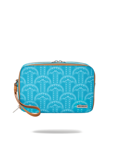 ILLUCHAINS TURQ TOILETRY BAG