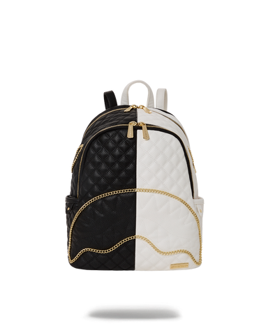 LEVELED UP SPLIT QUILT SHARK SAVAGE BACKPACK