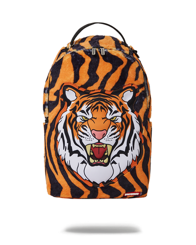 TIGER COZY VELOUR FUR BACKPACK
