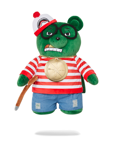 WHERES WALDO MONEYBEAR TEDDYBEAR BACKPACK