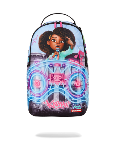 KARMA'S WORLD TURN UP THE VOLUME BACKPACK