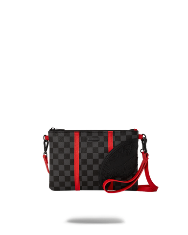 MONACO SHARK CLUB CROSSOVER CLUTCH W/ SHOULDER STRAP