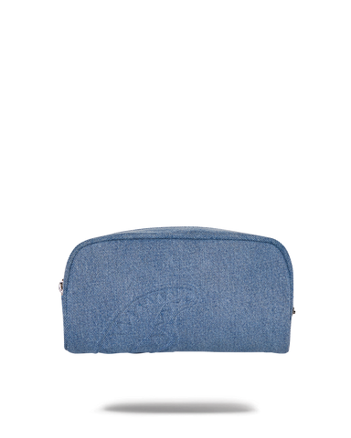 STONE WASHED SHARK PENCIL POUCH