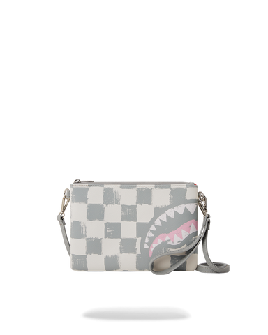 VANQUISH CREAM CROSSOVER CLUTCH