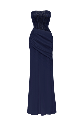Celestia Maxi Dress - Navy