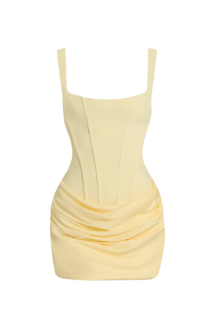 Cornelia Mini Dress - Lemon