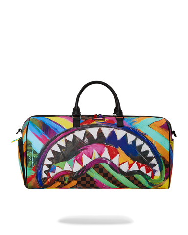 SHARKS IN PARIS CITY STREAKS DUFFLE