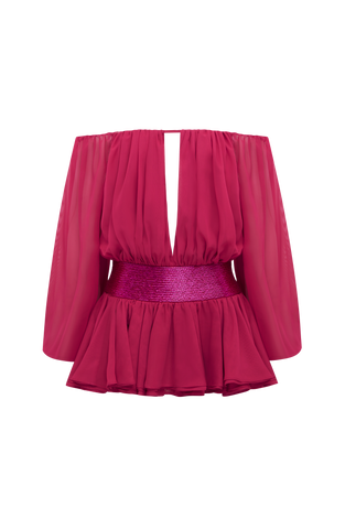 Deja Playsuit - Raspberry
