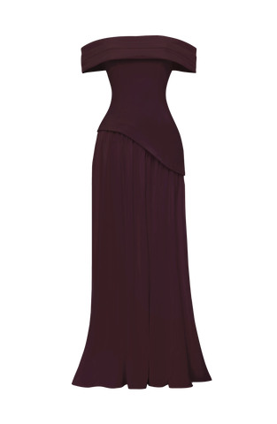 Delilah Maxi Dress - Plum