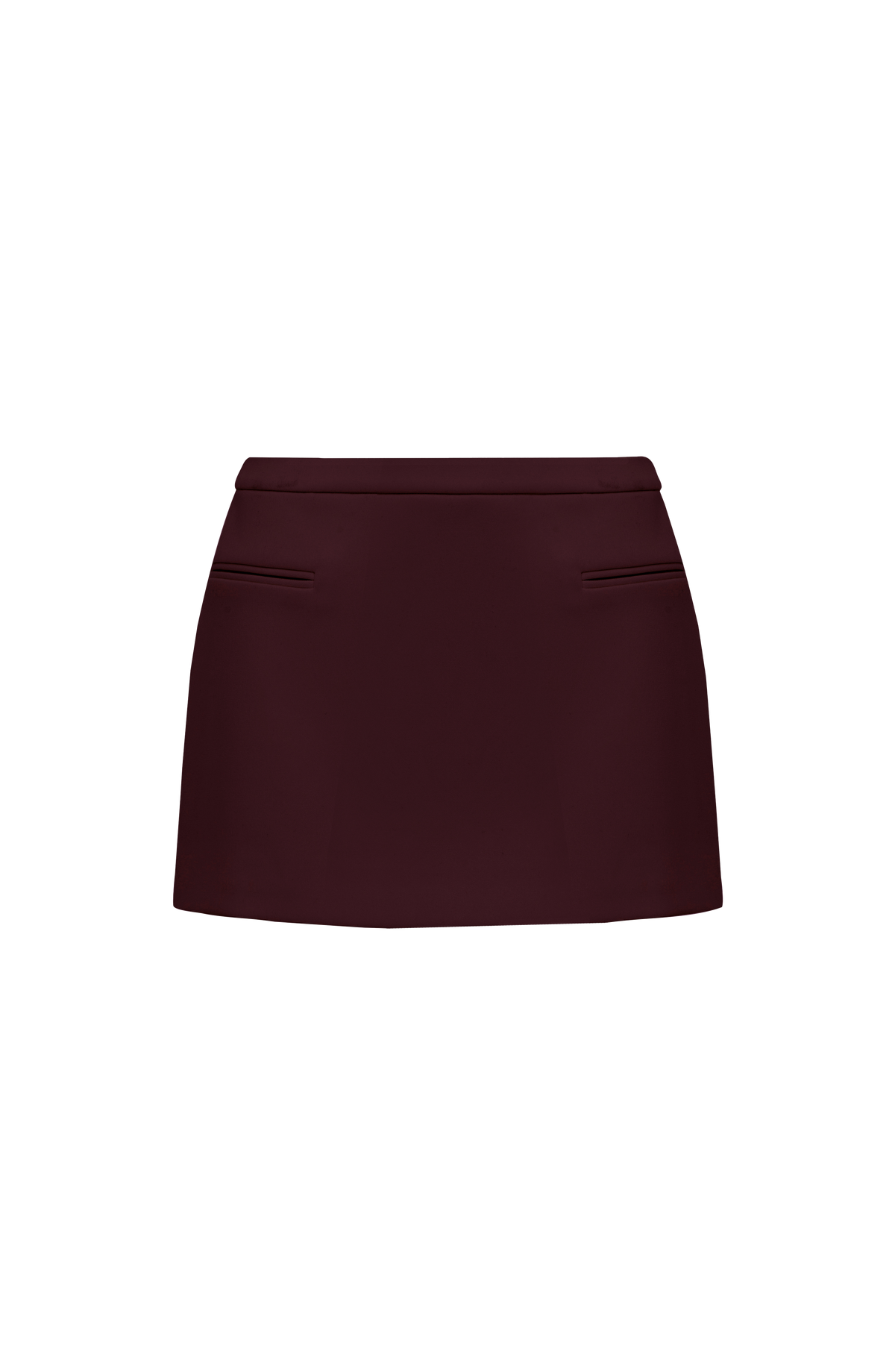 Edna Mini Skirt - Plum