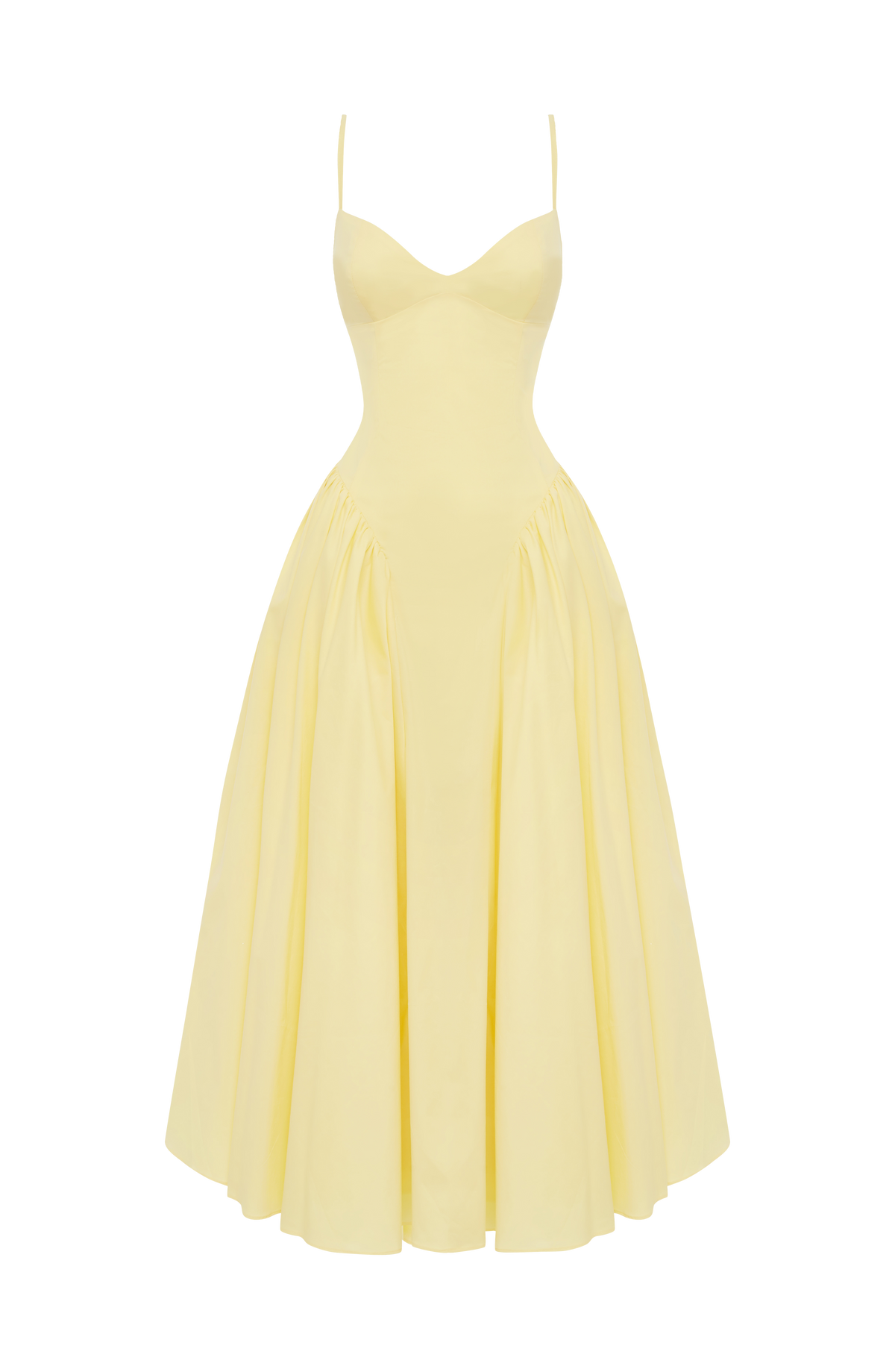 Emerson Midi Dress - Lemon