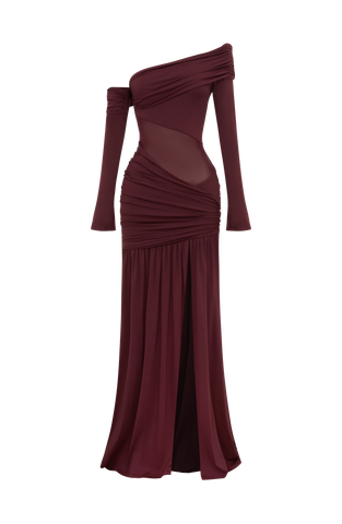 Ettalie Maxi Dress - Cherry Lacquer
