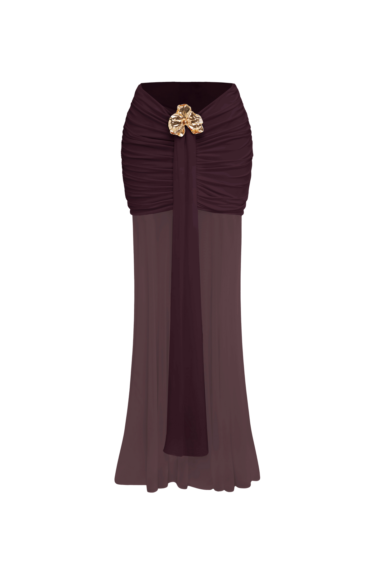 Fae Maxi Skirt - Plum