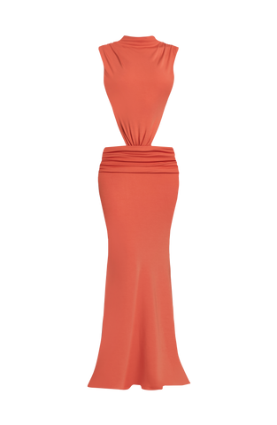 Fenella Maxi Dress - Burnt Orange