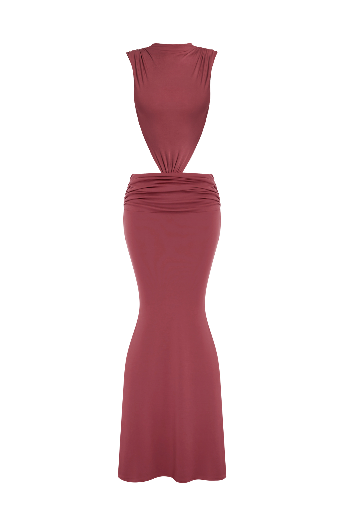 Fenella Maxi Dress - Rose Brown