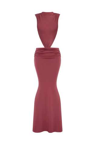Fenella Maxi Dress - Rose Brown