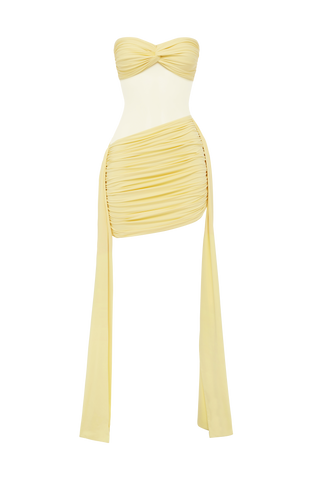Fiorella Mini Dress - Lemon