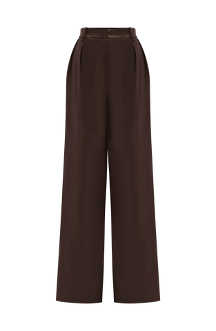 Glenda Pants - Plum Brown