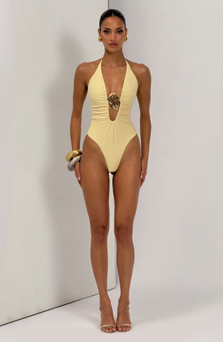 Joni Swimsuit - Lemon