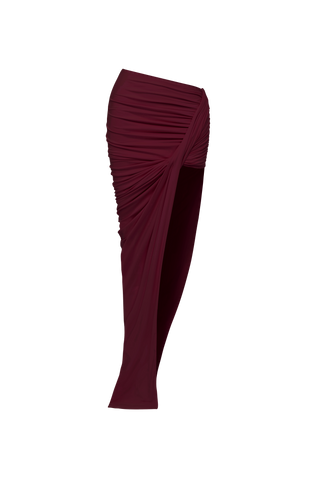 Henrietta Maxi Skirt - Cherry Lacquer