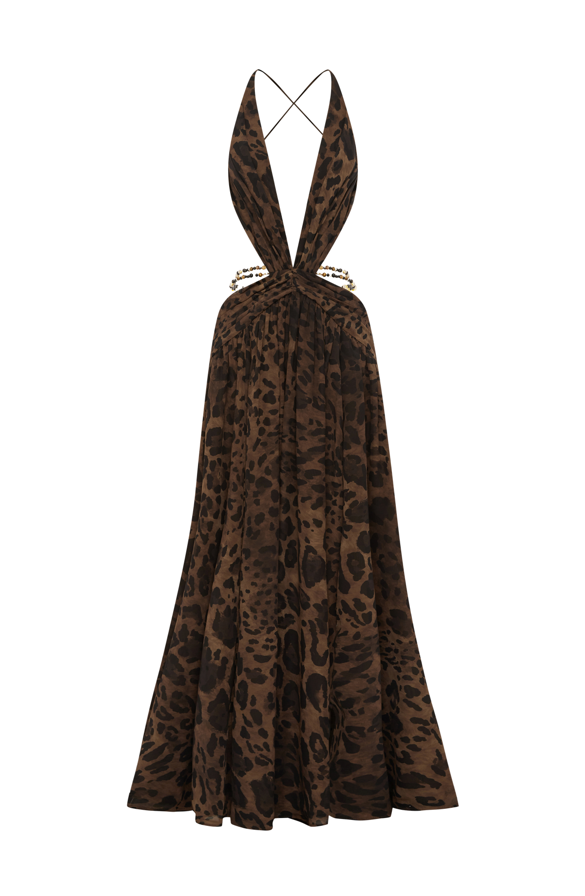 Indianna Maxi Dress - Leopard Print