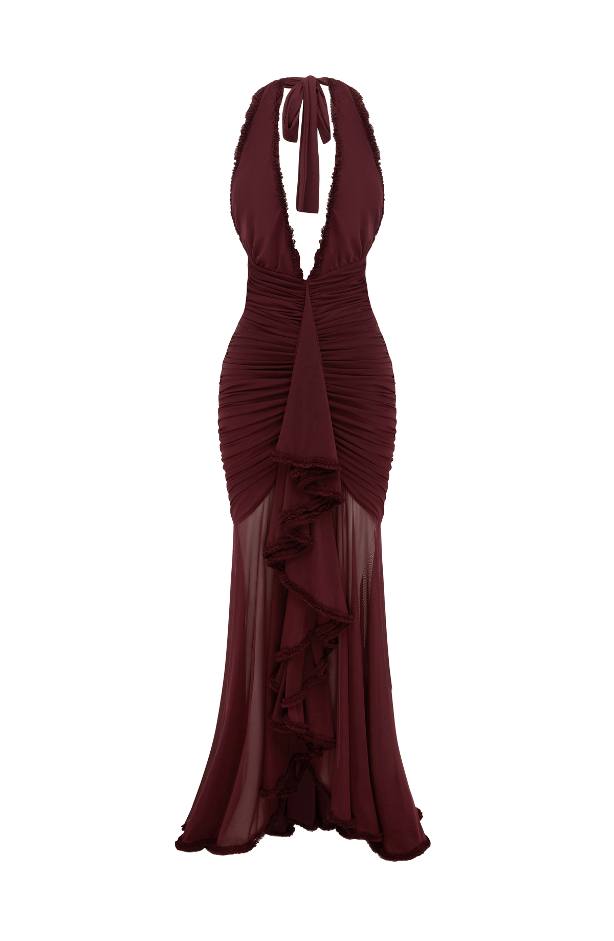 Janessa Maxi Dress - Cherry Lacquer