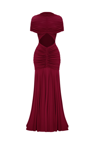Jaya Maxi Dress - Burgundy