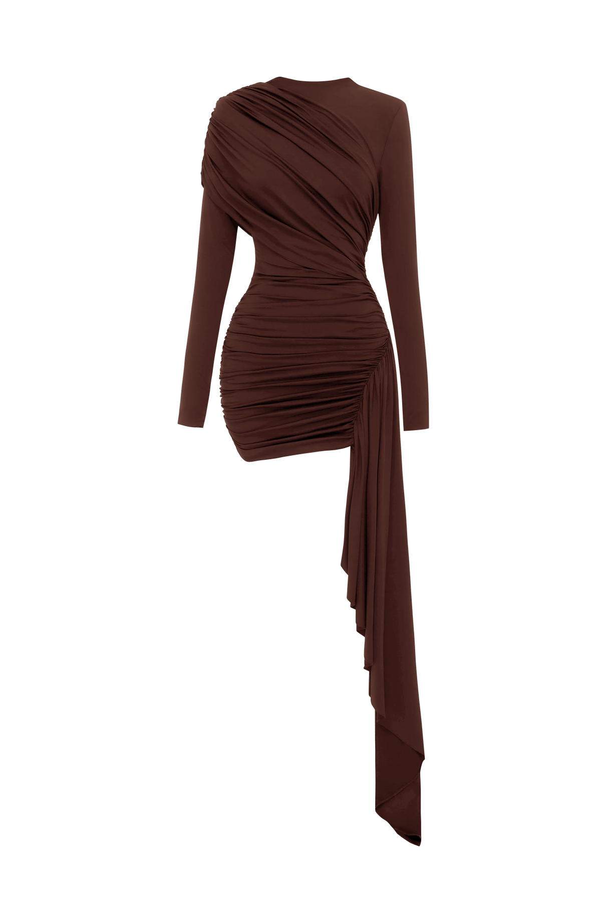 Jovanna Mini Dress - Plum Brown
