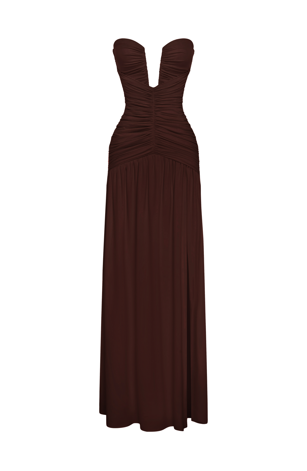 Junia Maxi Dress - Plum Brown